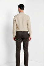 Porto men's shirt in linen canvas ①