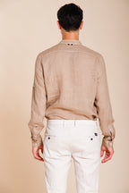 Porto chemise homme en toile de lin ①