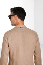 Porto Herren Hemd aus Leinenstoff ①