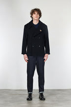 Brando Men's Coat in Soft Wool Fabric
