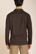 City Jacket Summer men's jacket in stretch cotton and linen cavalry