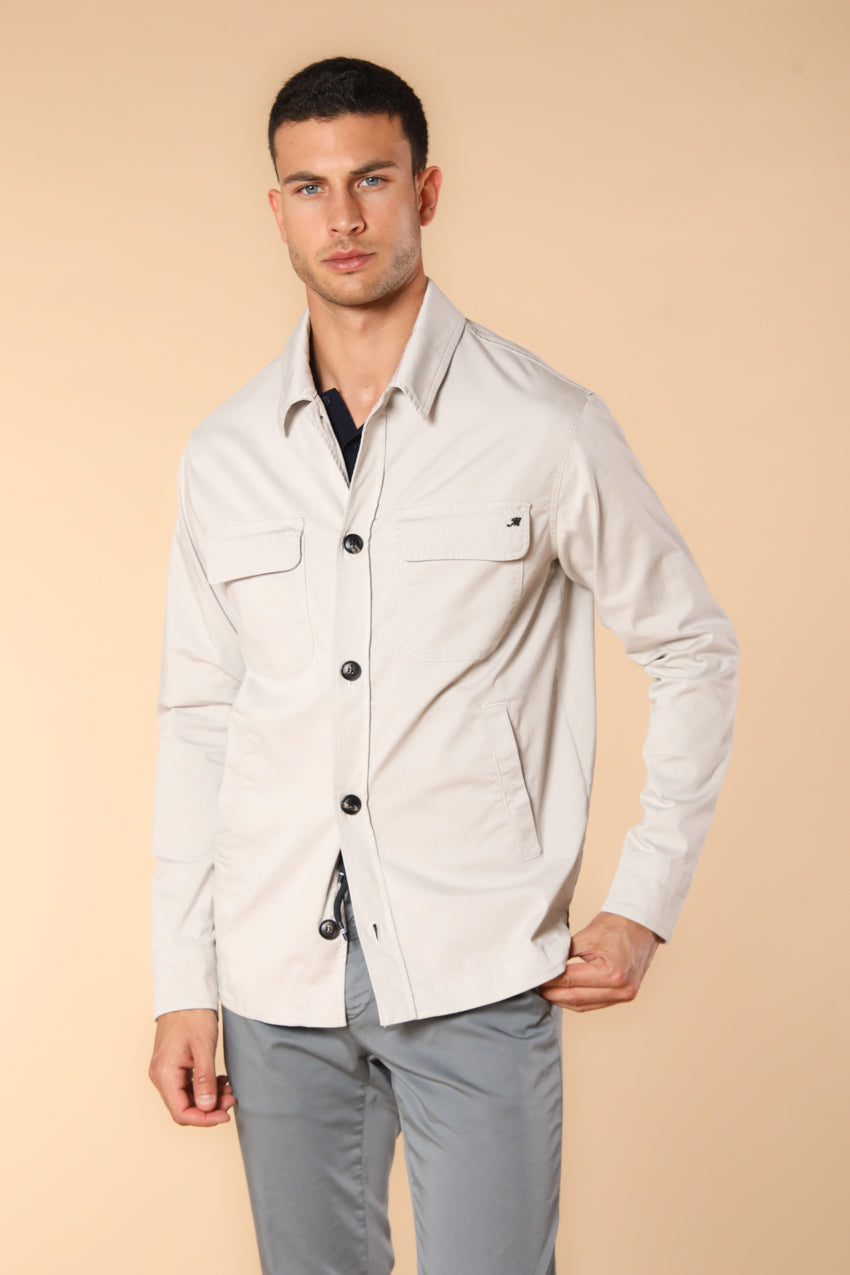 Williams Overshirt Herren aus Techno-Satin Travel Stretch