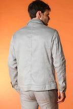 James overshirt uomo in twill di lino misto cotone