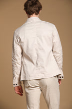 James overshirt uomo in twill di lino misto cotone