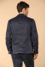 Da Vinci Summer Men's blazer in linen and cotton twill 
