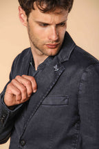 Da Vinci Summer Men's blazer in linen and cotton twill 