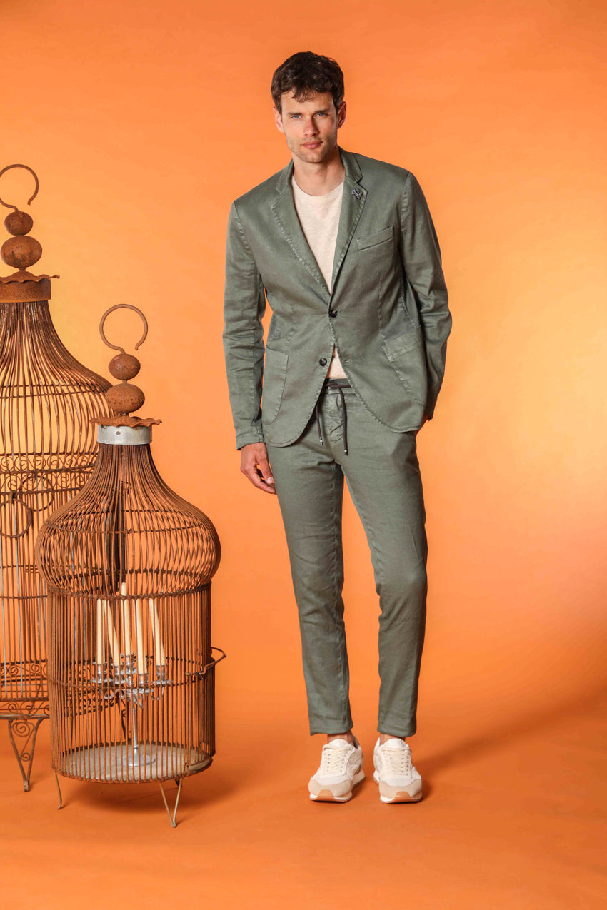 Da Vinci Summer men's blazer in linen and cotton twill