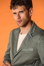 Da Vinci Summer men's blazer in linen and cotton twill