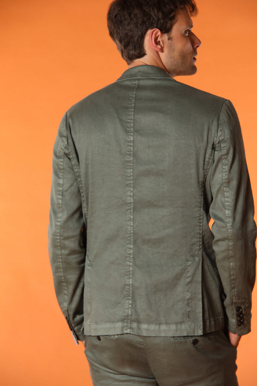 Da Vinci Summer men's blazer in linen and cotton twill