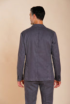 Da Vinci blazer homme en twill de lin et coton