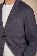 Da Vinci blazer homme en twill de lin et coton