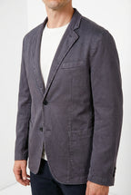 Da Vinci Blazer Herren aus Leinen und Baumwolle Twill