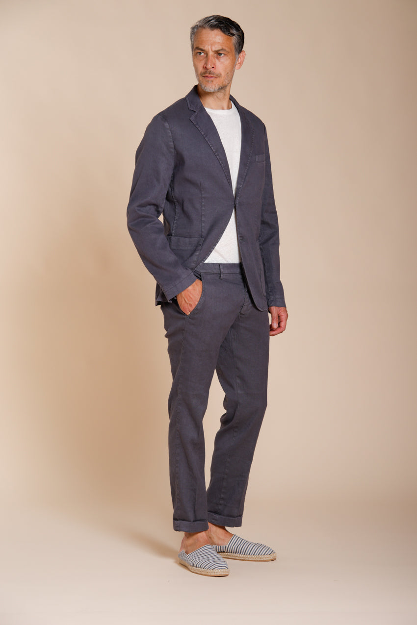 Da Vinci Blazer Herren aus Leinen und Baumwolle Twill