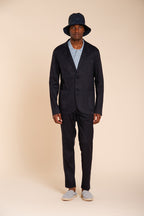 Da Vinci blazer homme en twill de lin et coton