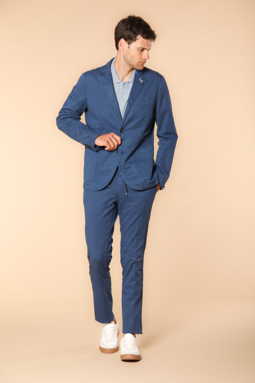 Da Vinci Summer Men's blazer in cotton and tencel 
