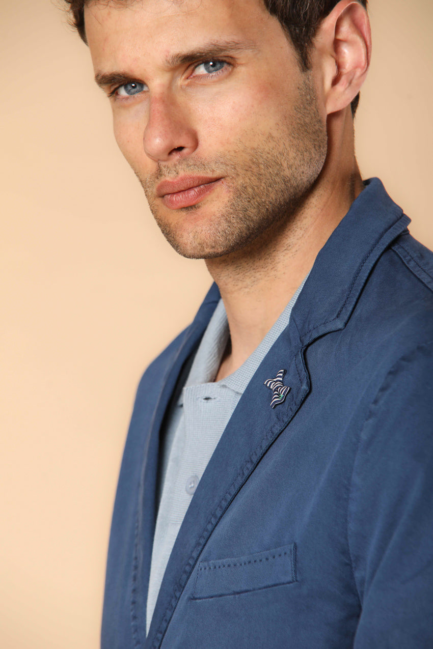 Da Vinci Summer Men's blazer in cotton and tencel 