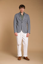 Da Vinci Summer Men's blazer in cotton and tencel 