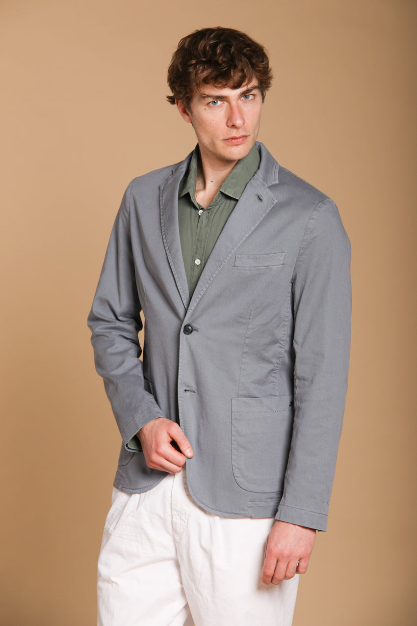 Da Vinci Summer Men's blazer in cotton and tencel 