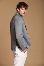 Da Vinci Summer Men's blazer in cotton and tencel 