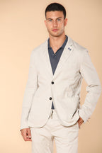 Da Vinci Summer Men's blazer in cotton and tencel 