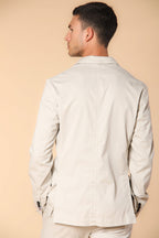 Da Vinci Summer Men's blazer in cotton and tencel 