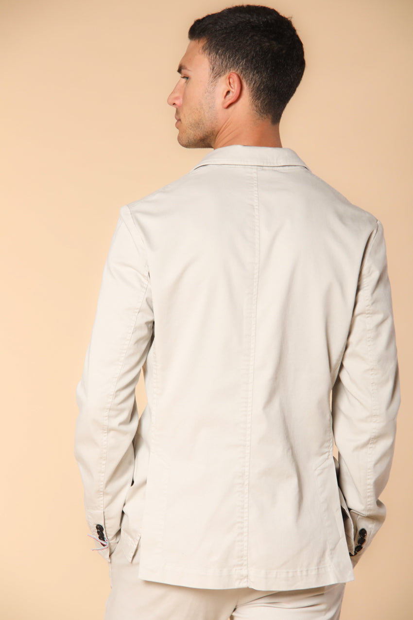 Da Vinci Summer blazer hombre en algodón y tencel regular fit