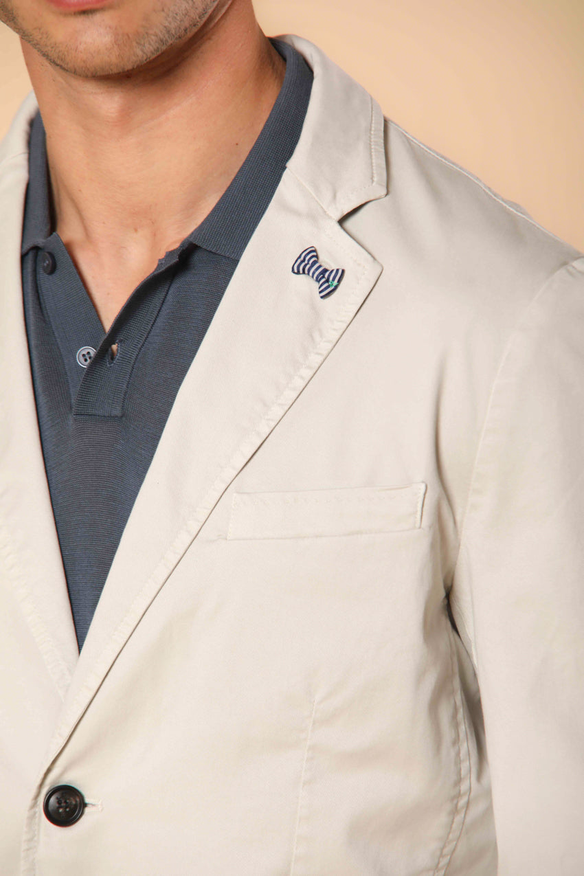 Da Vinci Summer Men's blazer in cotton and tencel 