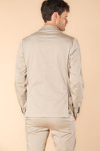 Da Vinci men's travel blazer in technical stretch satin with details 