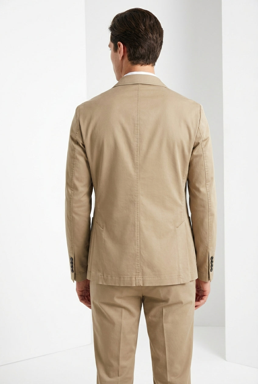 Da Vinci Travel blazer hombre en satén técnico travel stretch