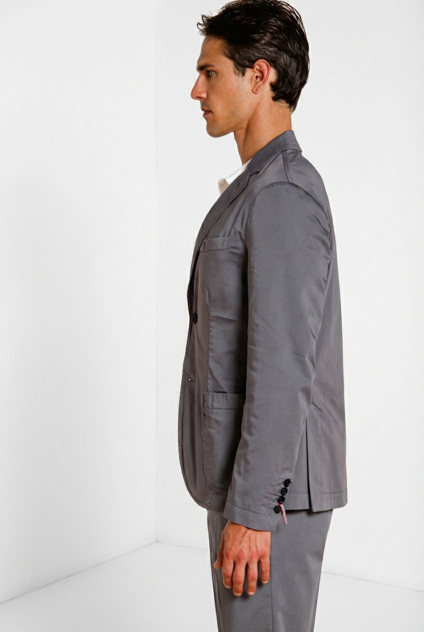 Da Vinci Travel blazer hombre en satén técnico travel stretch