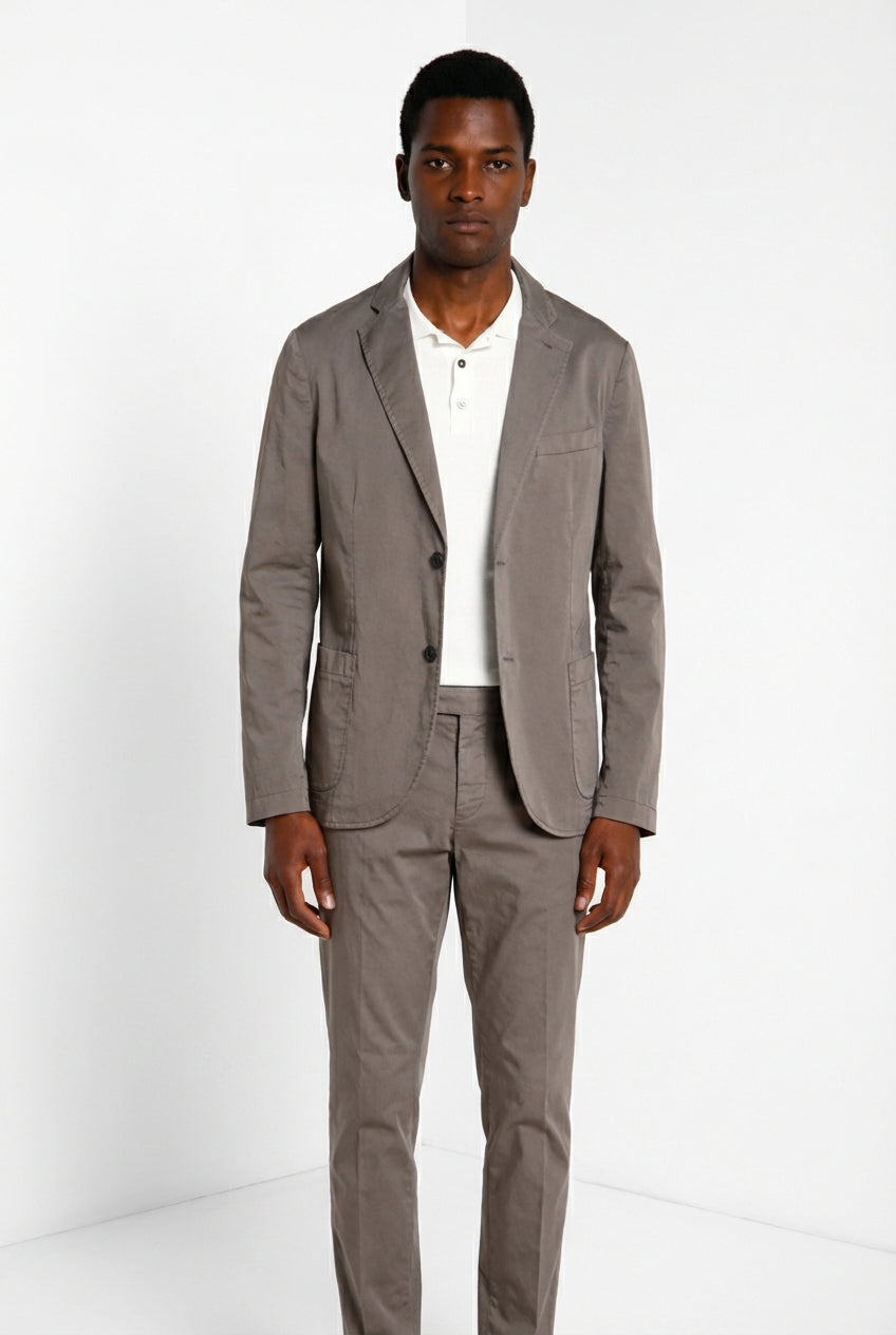 Da Vinci Travel blazer hombre en satén técnico travel stretch