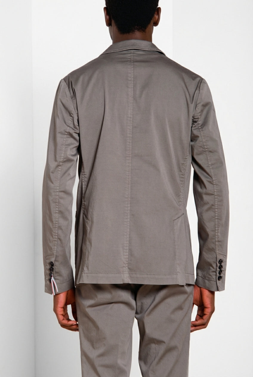 Da Vinci Travel men's blazer in technical travel stretch satin