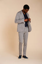 Da Vinci Travel blazer hombre de satén técnico travel stretch