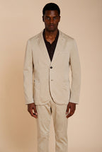 Da Vinci Travel blazer hombre en satén técnico travel stretch