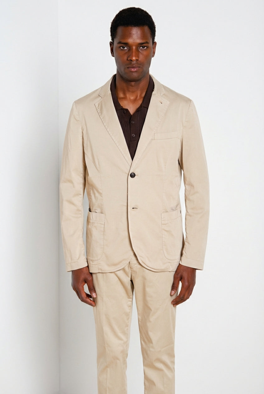 Da Vinci Travel Blazer Herren aus technischem Travel Stretch Satin