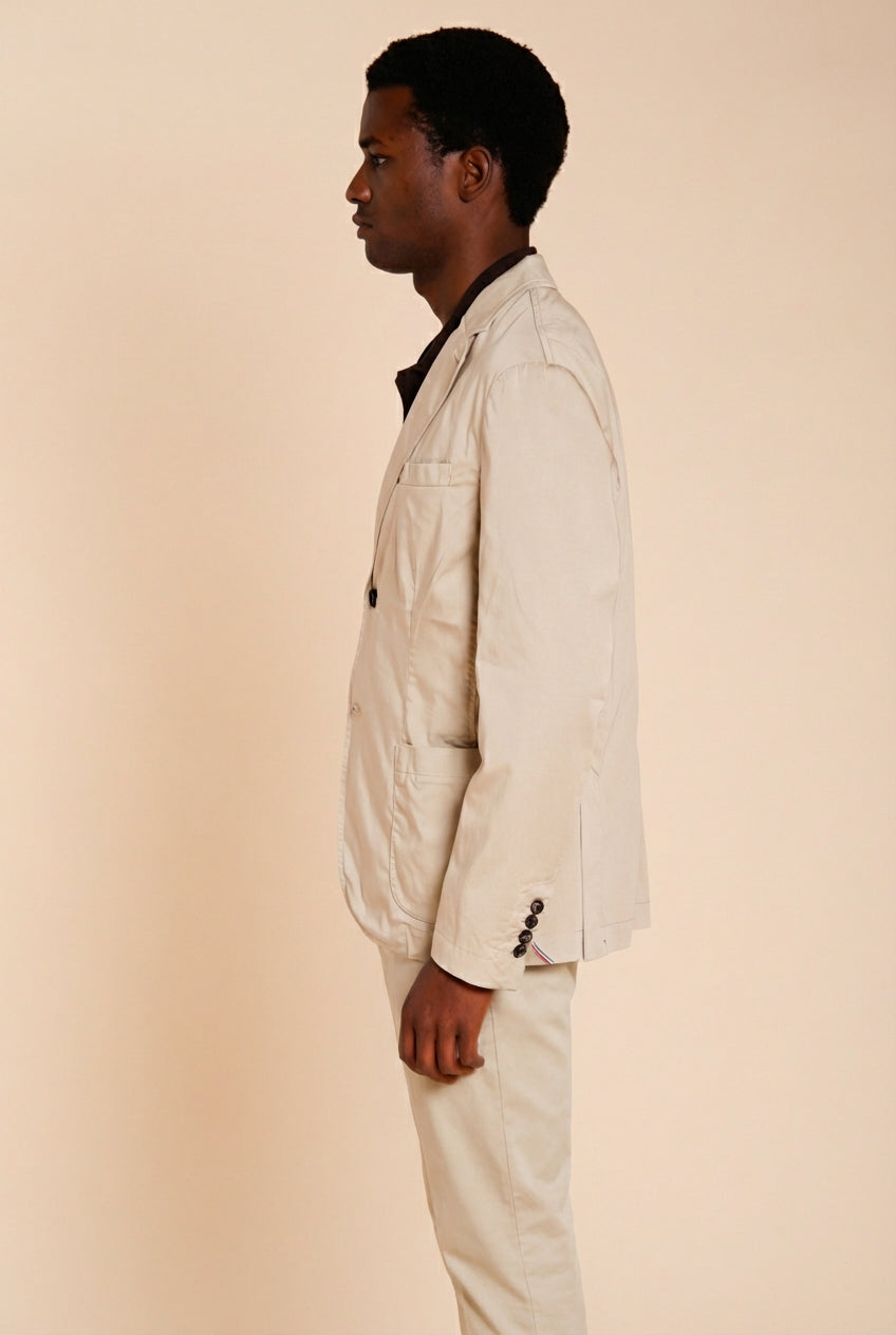 Da Vinci Travel blazer hombre en satén técnico travel stretch