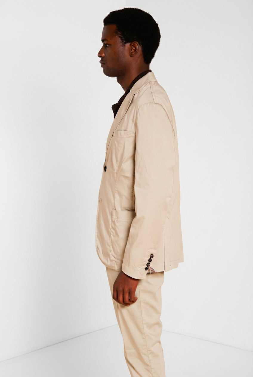 Da Vinci Travel blazer hombre en satén técnico travel stretch