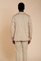 Da Vinci Travel blazer hombre en satén técnico travel stretch