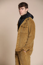 Foto 5 Firenze overshirt uomo in velluto costa larga