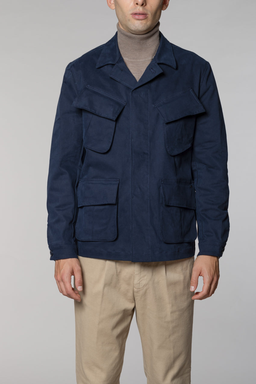 Vietnam Jacket veste homme en gabardine teintée en pièce