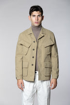 Vietnam Jacket veste homme en gabardine teintée en pièce