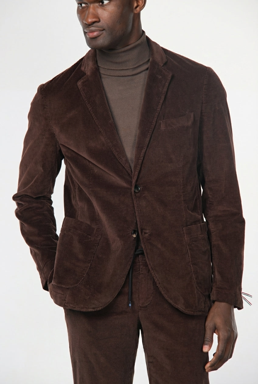 Tiziano men’s blazer in 500-wale velvet