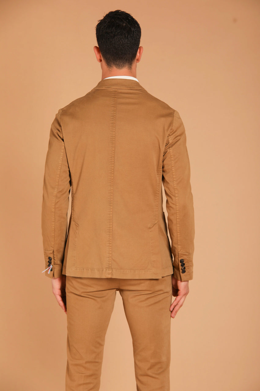 immagine 4 di blazer uomo modello Da Vinci in gabardina ci colore biscotto, regular fit di Mason's