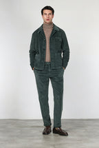 Work Jacket overshirt uomo in velluto a costa larga