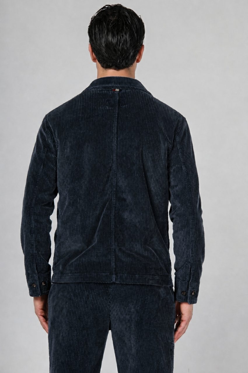 Work Jacket men’s overshirt in wide-wale velvet