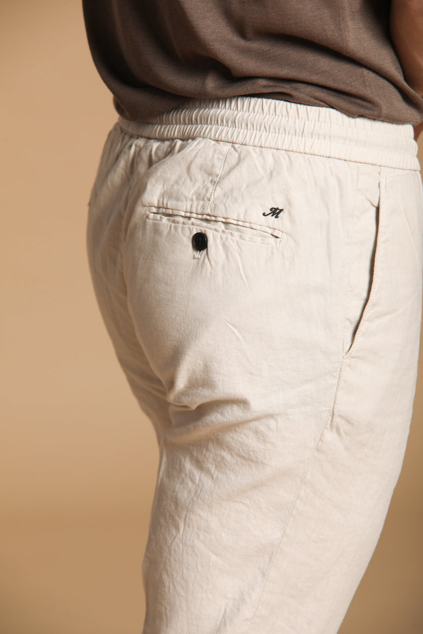 New York Sack pantalon chino homme en lin et coton léger Regular Fit