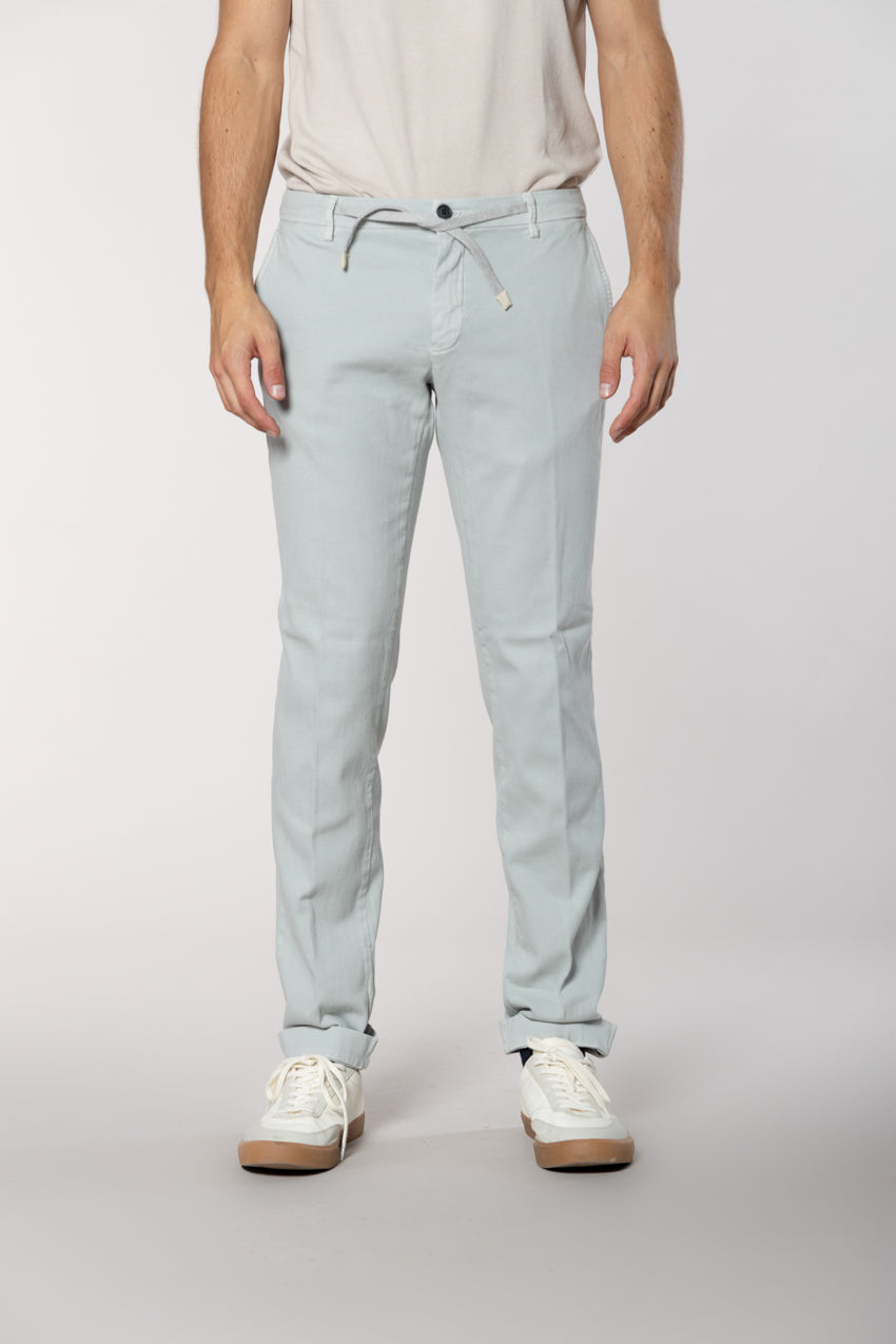 New York String pantalon chino jogger homme en coton cachemire regular fit