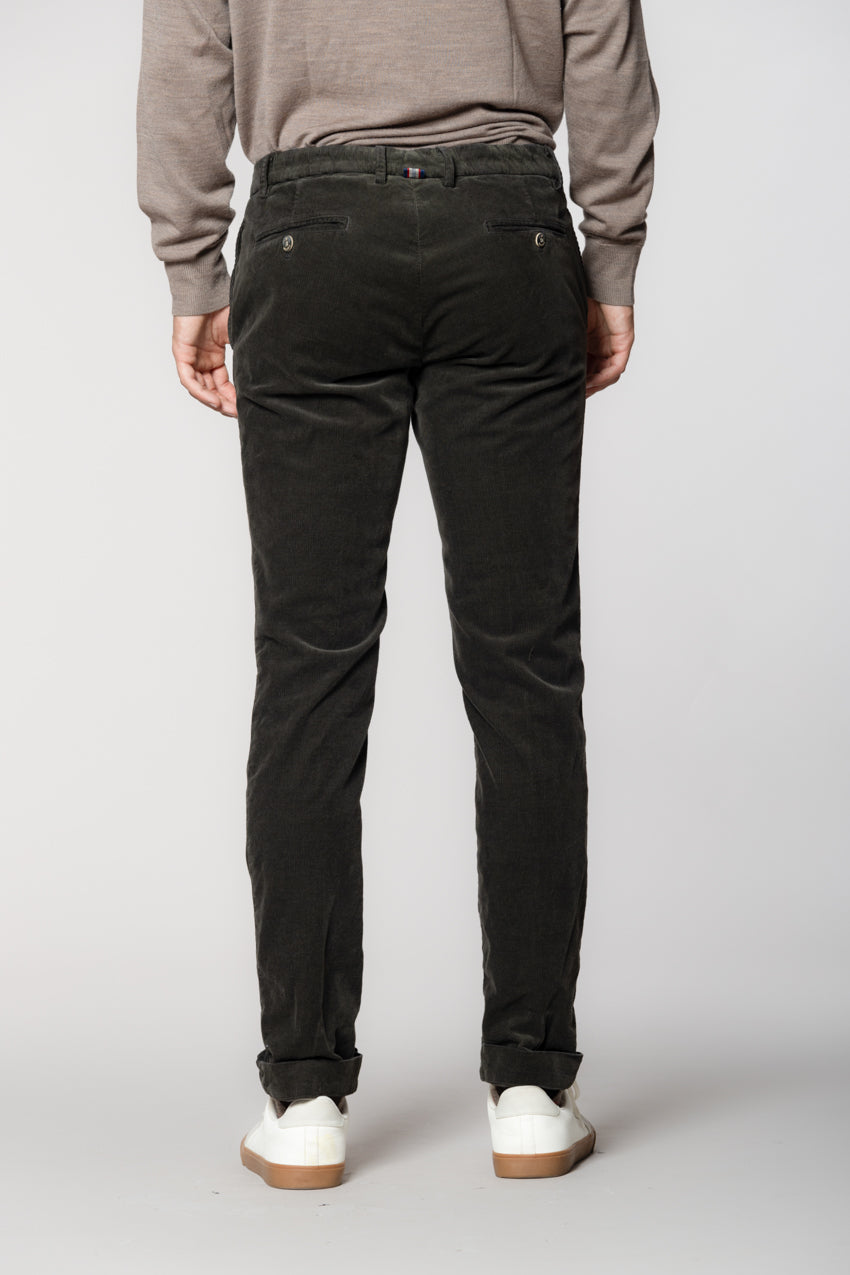 New York String pantalon chino jogger homme en velours 1500 côtes regular fit