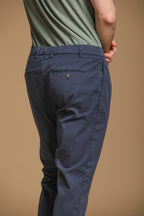 New York 1 Pinces City String chino pantalon homme en twill de coton pima léger regular fit