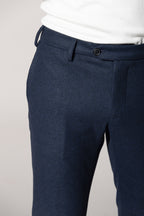 New York Sartoriale pantalón chino hombre sartoriale en jersey de franela regular fit